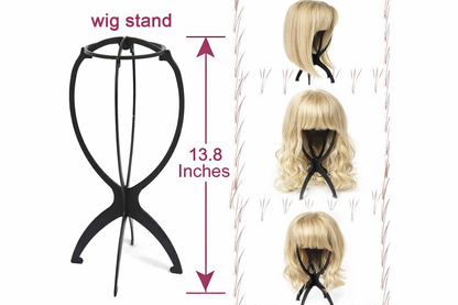 Lightweight Hanging Wig Rack for Storage & Drying