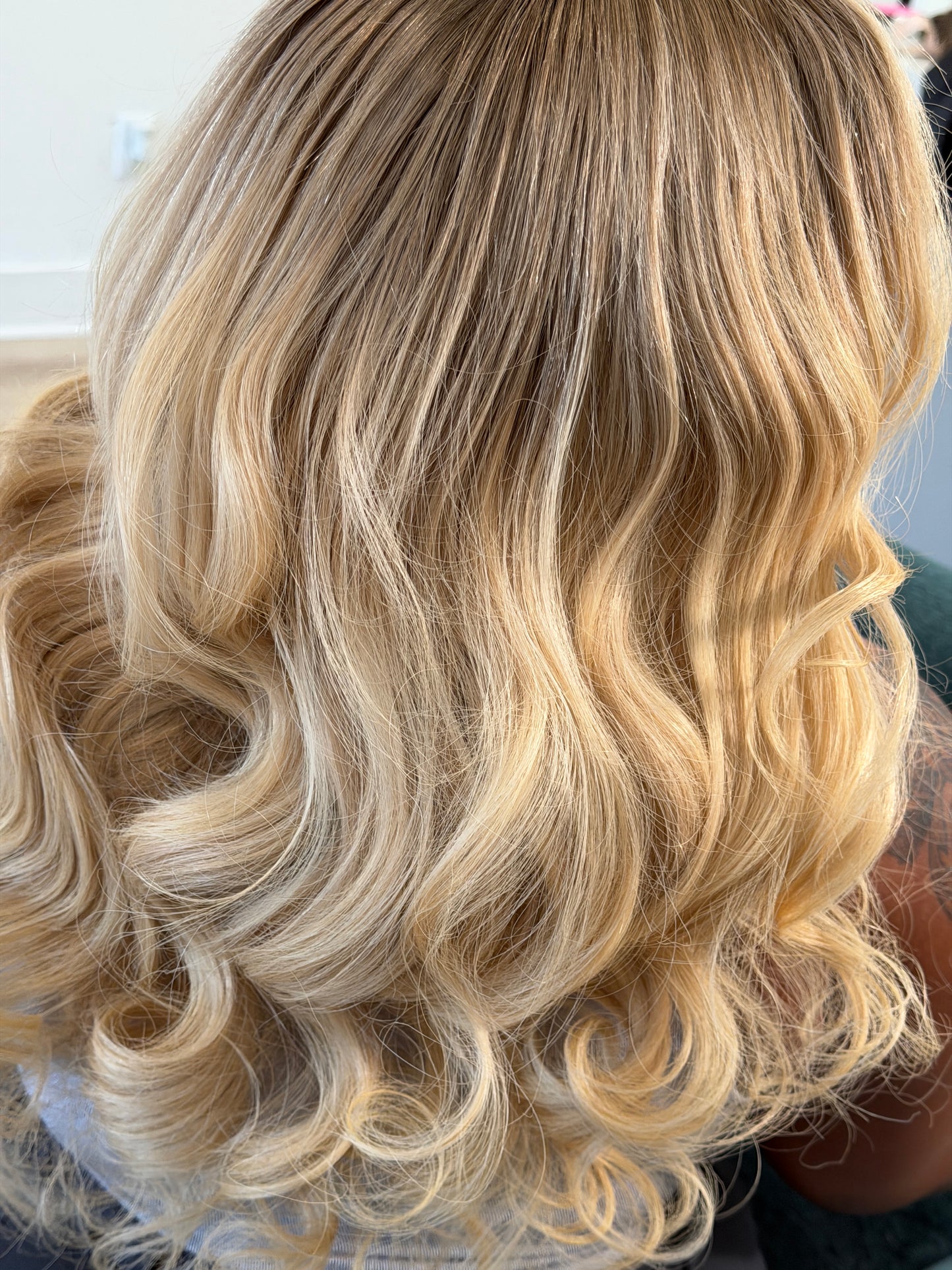 Ella Blonde 22" Premium Human Hair Wig